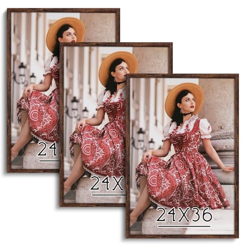 3 Pack 20x27 Matte Gold Picture Frame L183