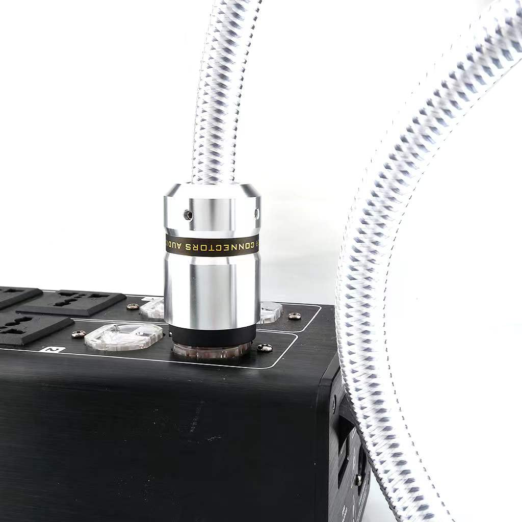 14AWG 3-Prong Silver Power Cable Pack of 2 D530702