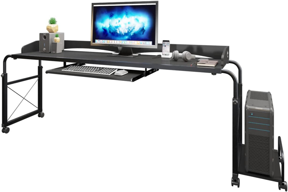 Adjustable Mobile Overbed Table with Wheels G823503