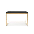Black 48-Inch Desk with USB Ports X6919