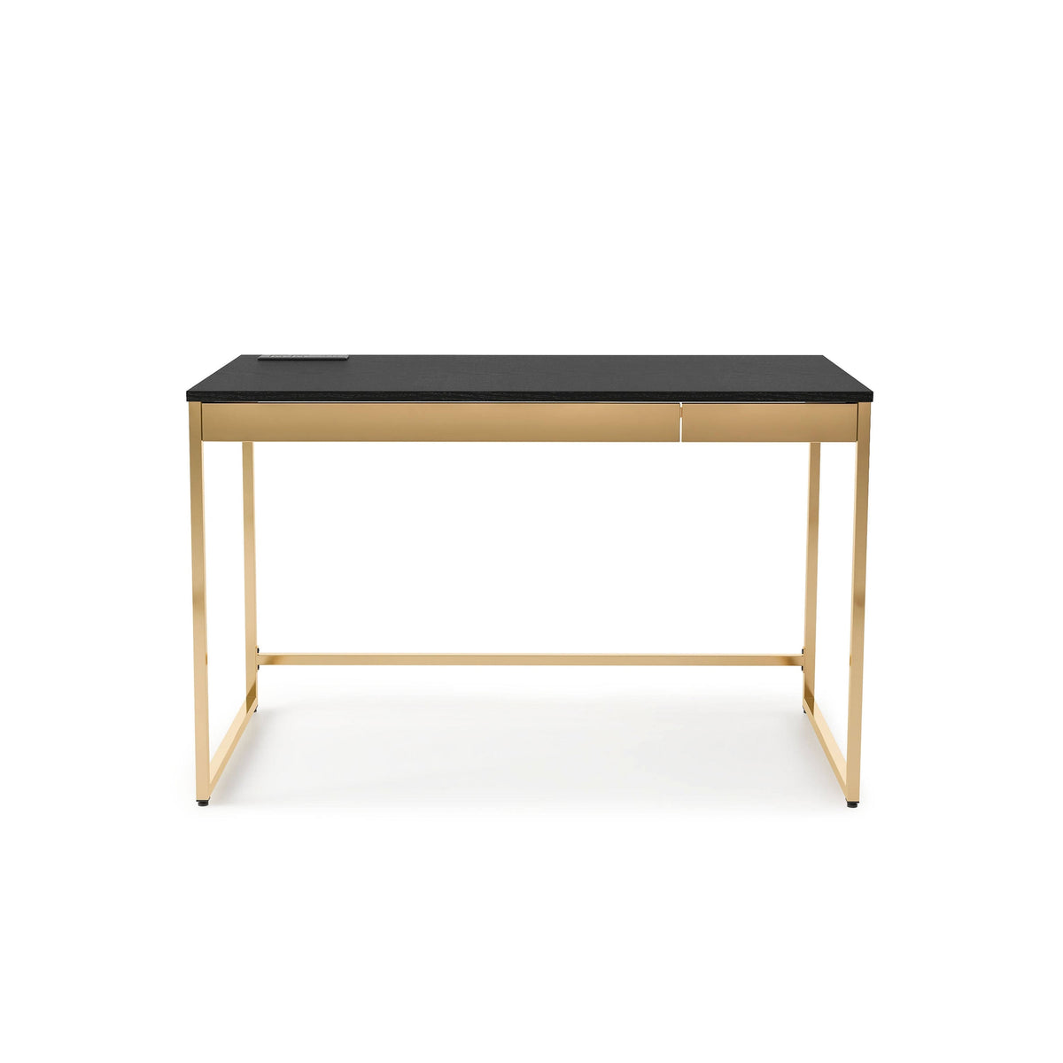 Black 48-Inch Desk with USB Ports X6919
