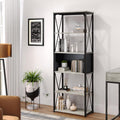 5 Tier Gray Bookshelf B672528