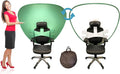 Dual-Sided Webcam Background Privacy Green Screen Chair O46587