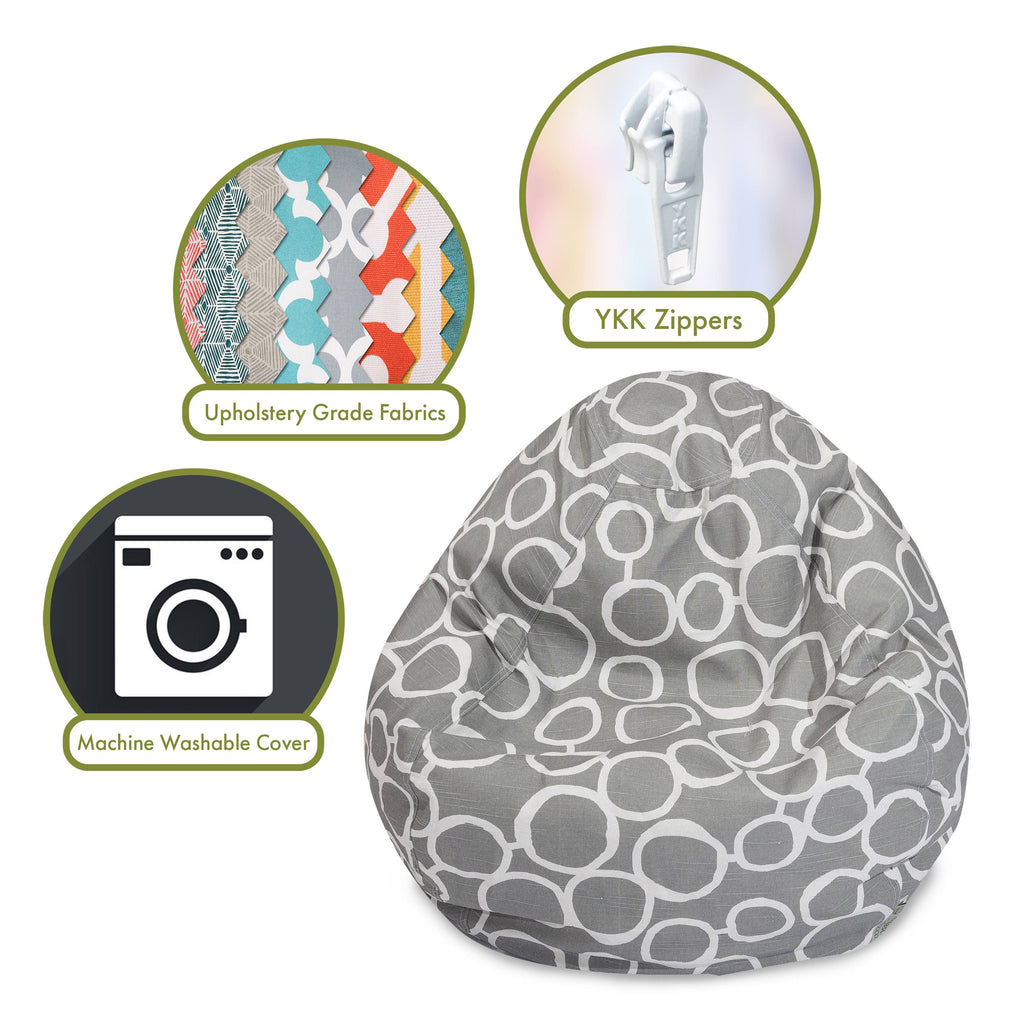 Gray Bean Bag Chair P684