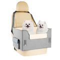 Elevated Dog Booster Seat Pet Travel Carrier Bed with Adjustable Straps M68199