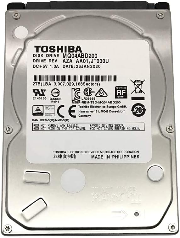 2TB 5400RPM 2.5inch SATA Hard Drive V4354