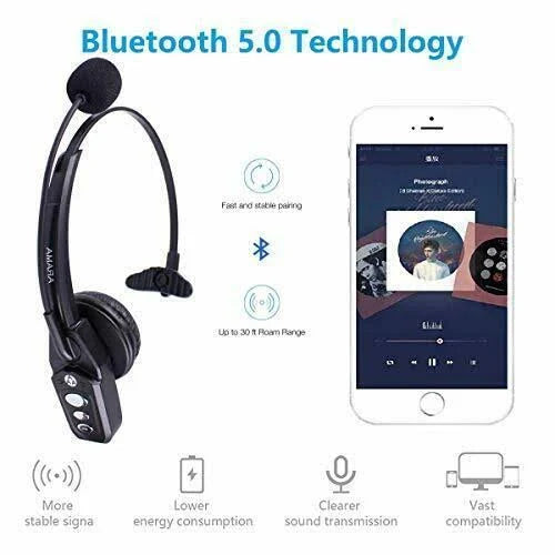 Wireless Bluetooth Noise Cancelling Headset E129778