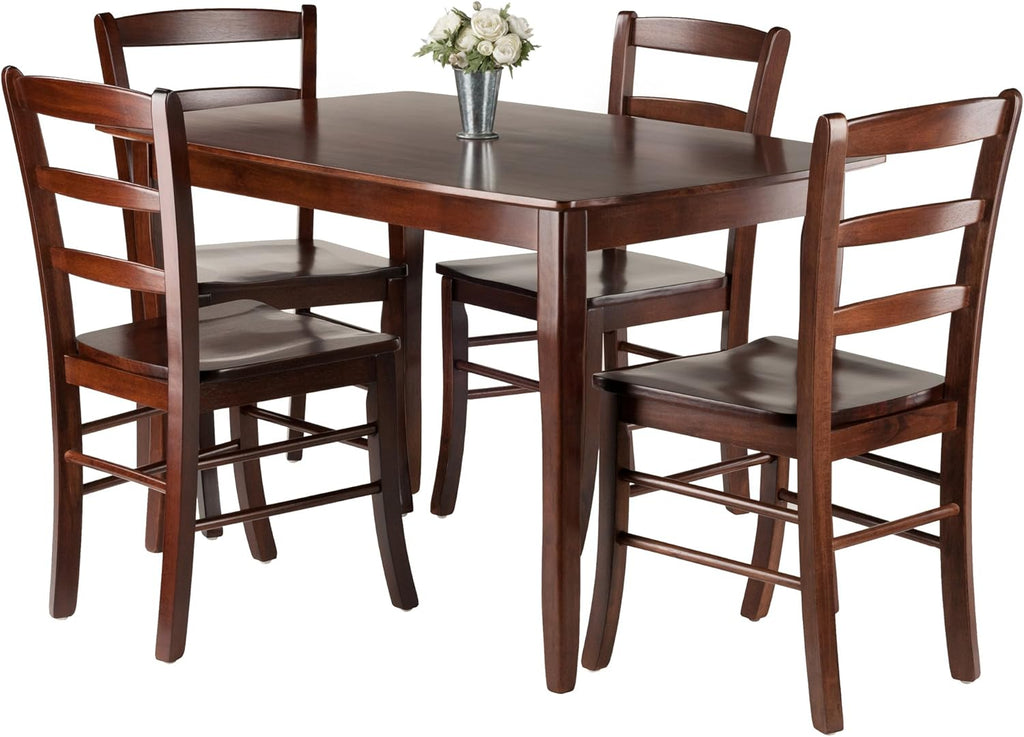Walnut 5-Pc Dining Table with 4 Chairs K549667
