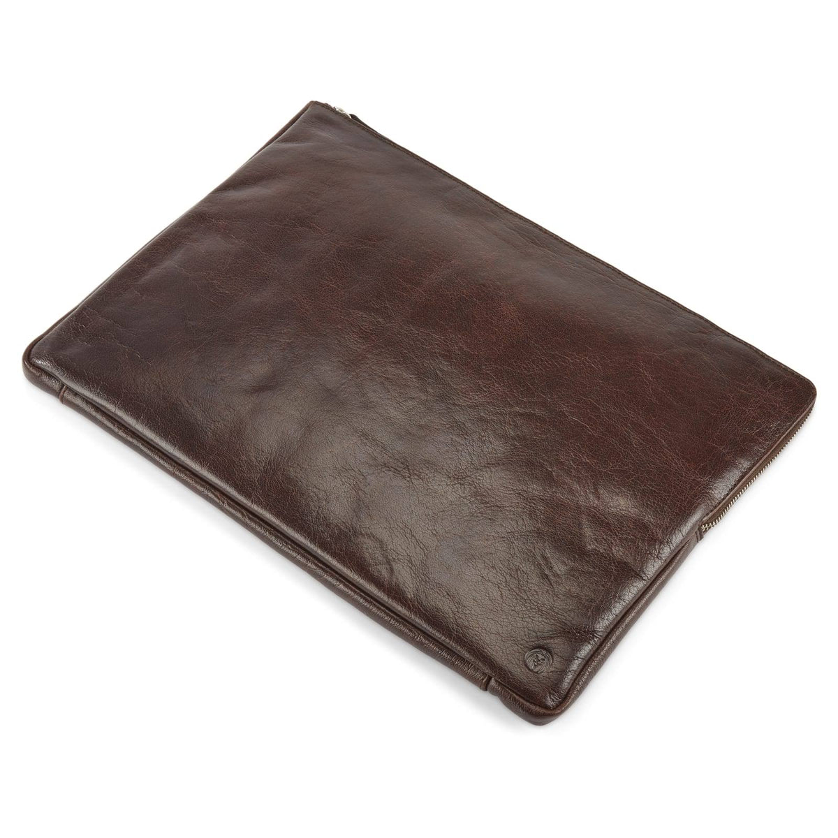 Brown Leather Laptop Sleeve U187136