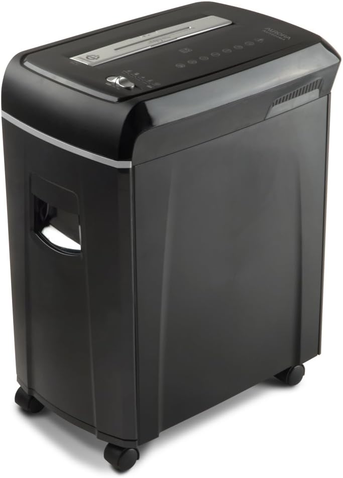 8-Sheet Micro-Cut Paper Credit Card Shredder Black B96828