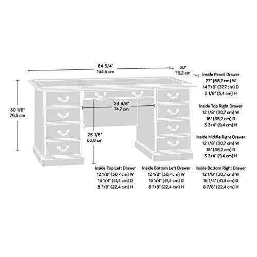 Classic Cherry Executive Desk V619