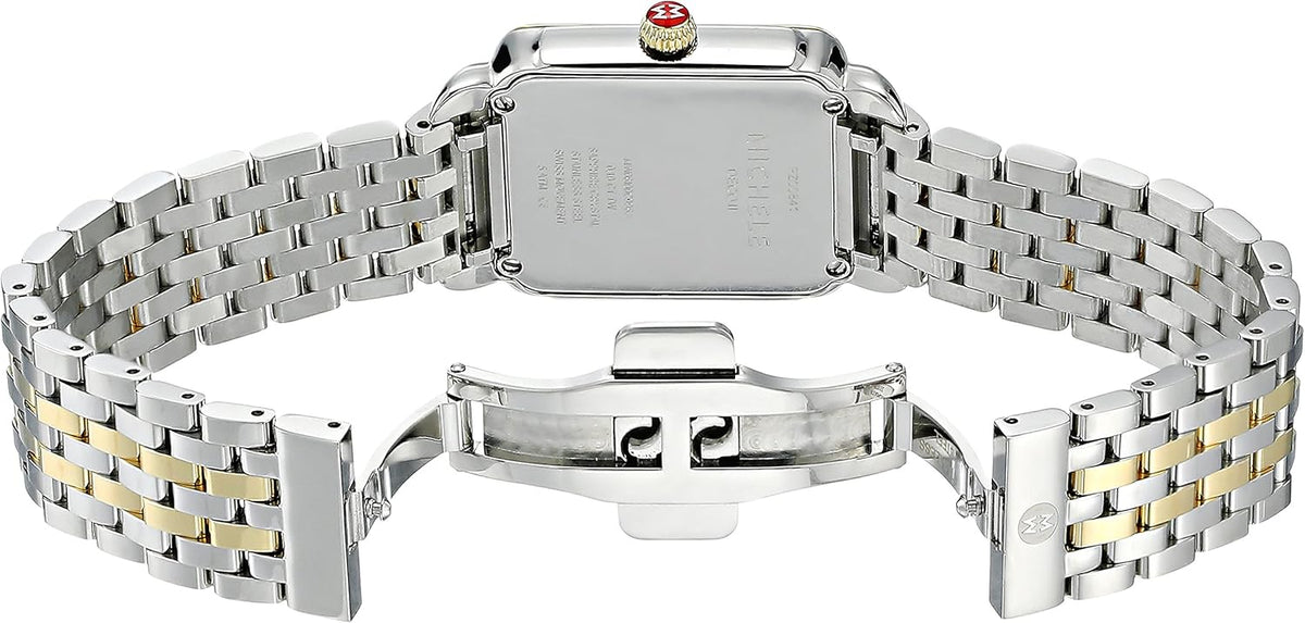 Deco Watch Head Analog Display Swiss Quartz Two Tone Watch B215
