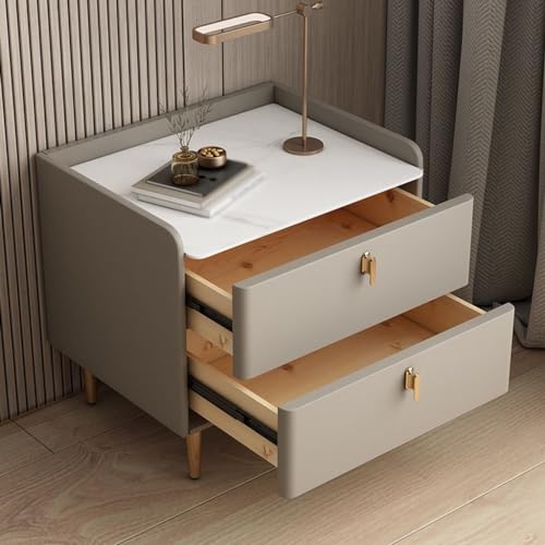 double layer minimalist bedside cabinet B556422