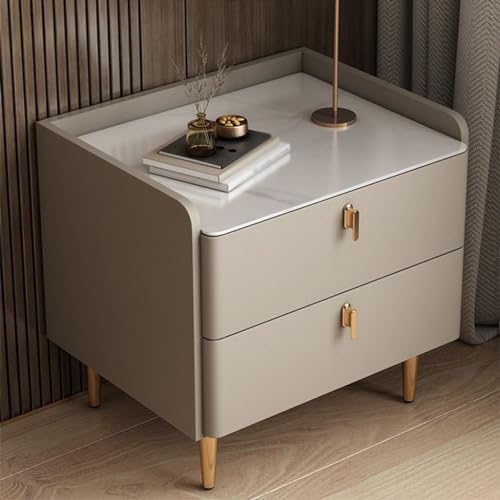 double layer minimalist bedside cabinet B556422