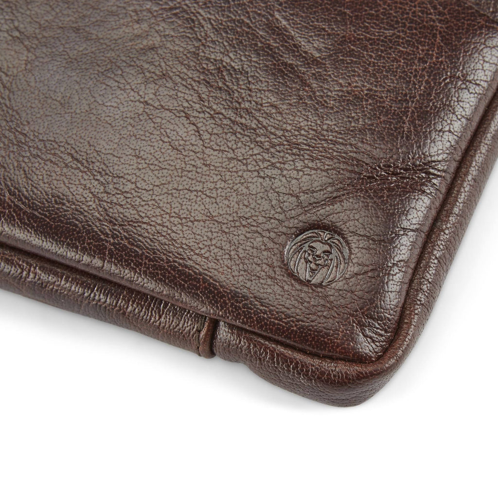 Brown Leather Laptop Sleeve U187136