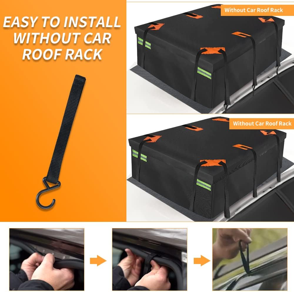 Hitch Cargo Carrier Bag with 6 Reinforced Straps D5578