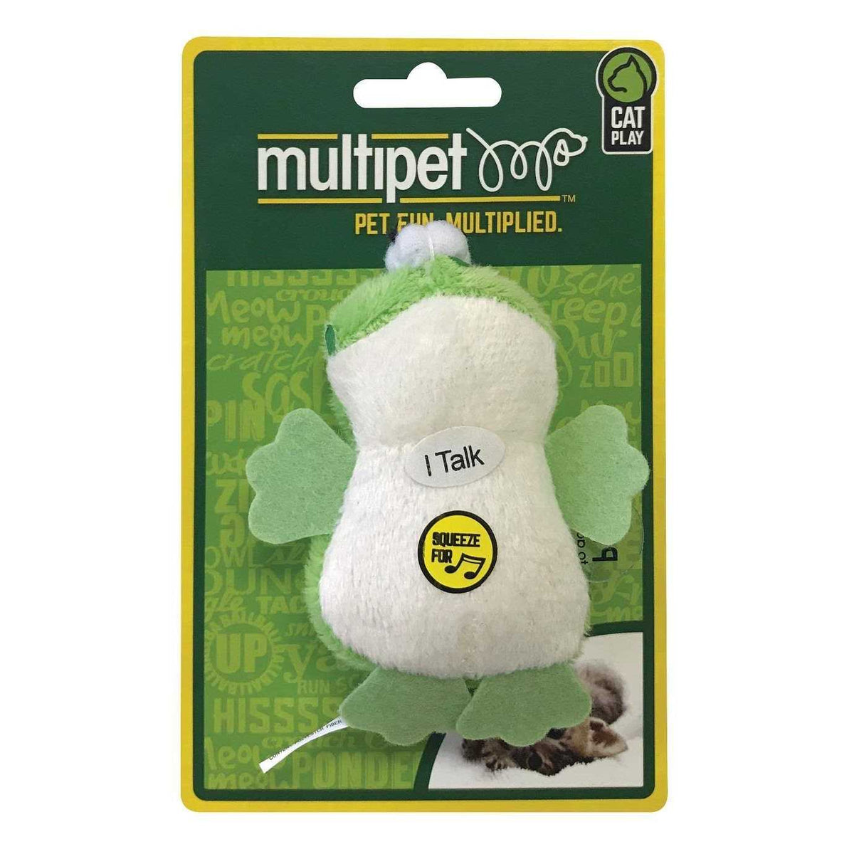 Talking Cat Toy Frog T633819