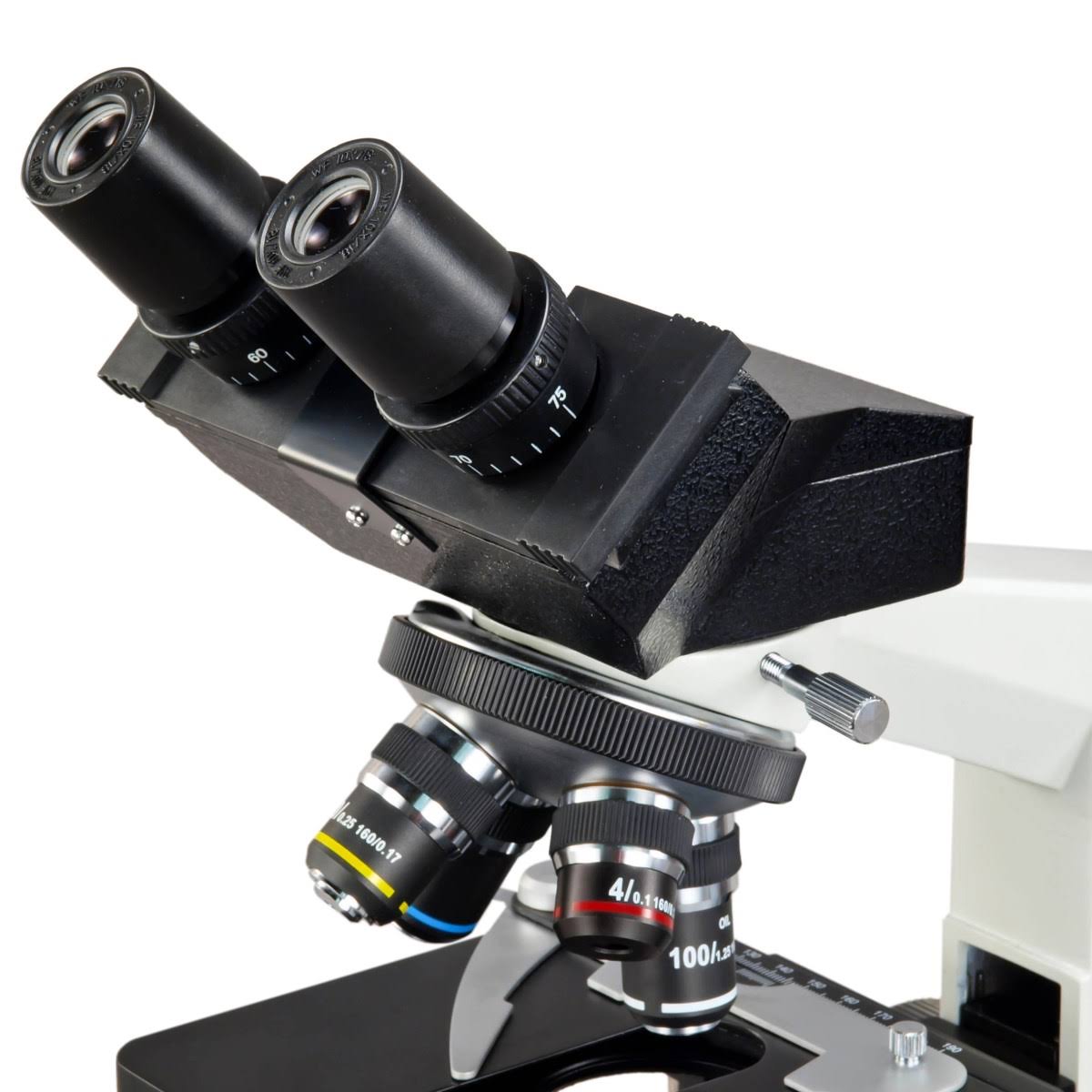 40X-2000X Compound Binocular LED Biological Microscope with Aluminum Carrying Case V5860