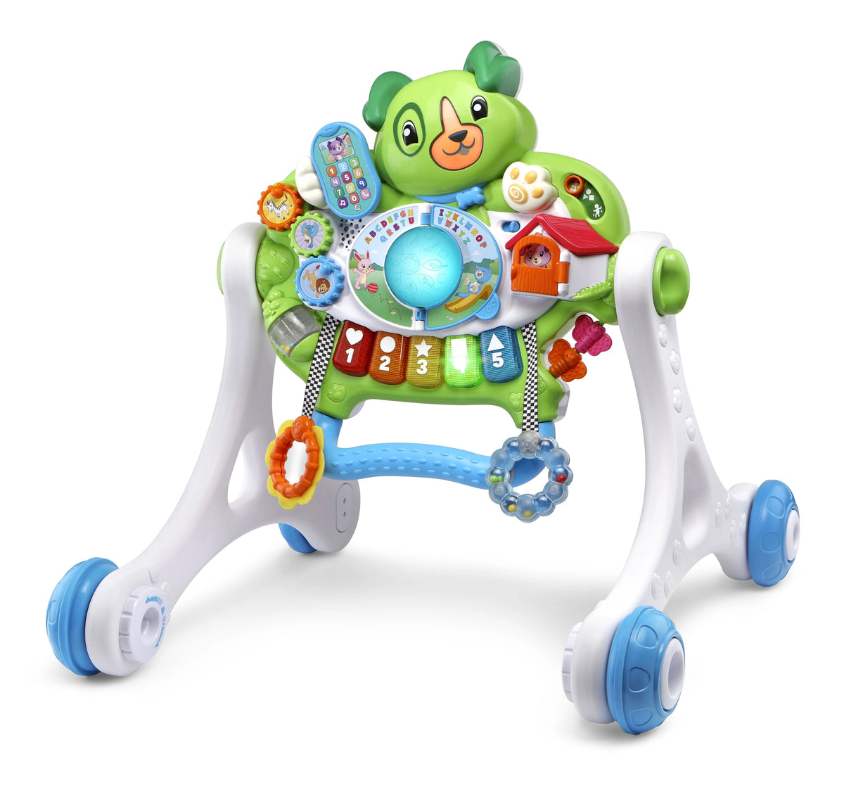 Green 3-in-1 Baby Walker Gym Floor Play Toy E8010