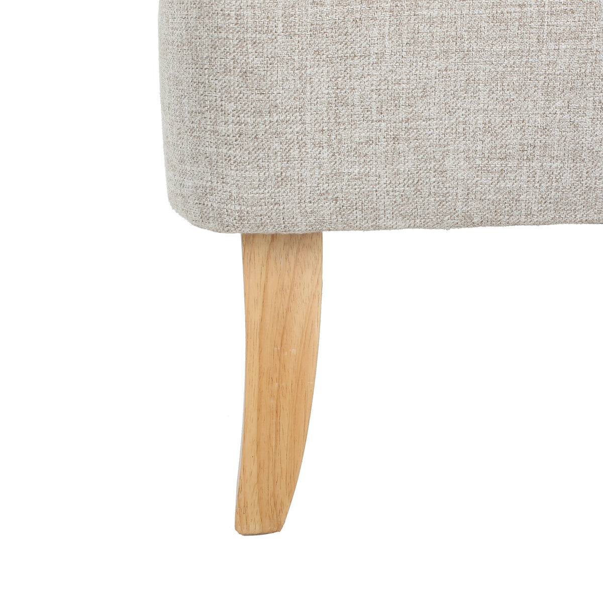 Beige Fabric Loveseat L8319