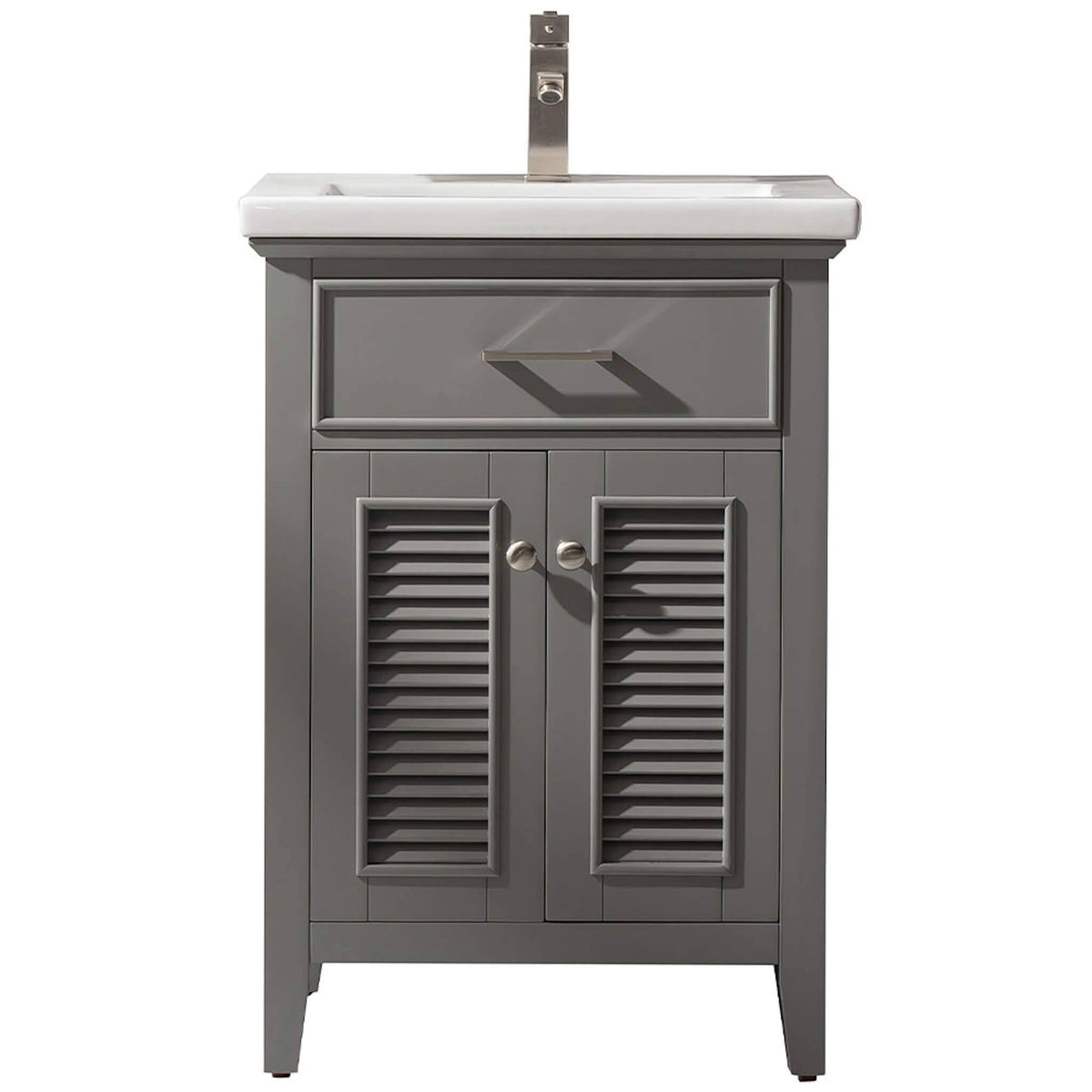 Gray Single Sink Vanity C8116