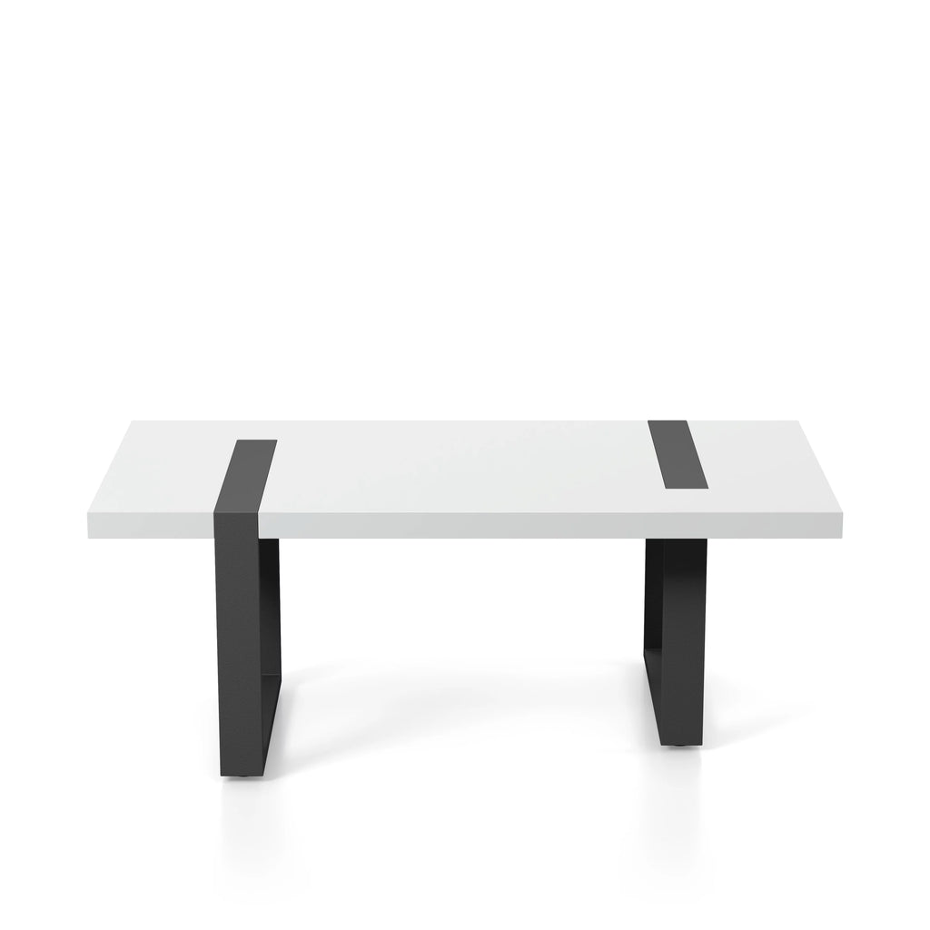 White Metal Coffee Table Y848