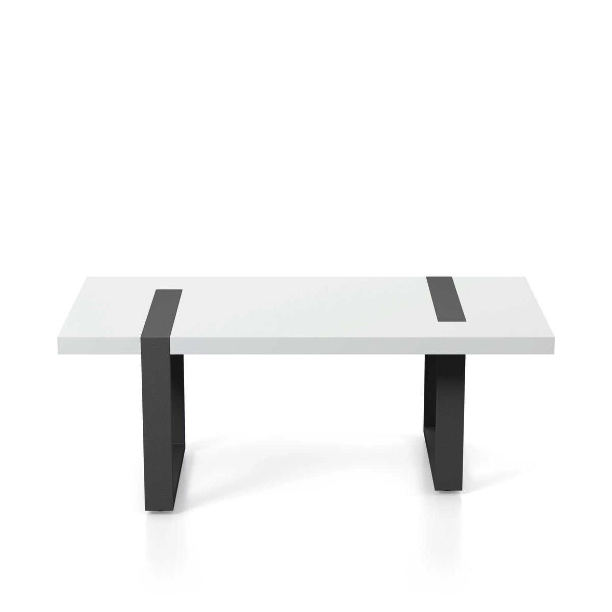 White Metal Coffee Table Y848
