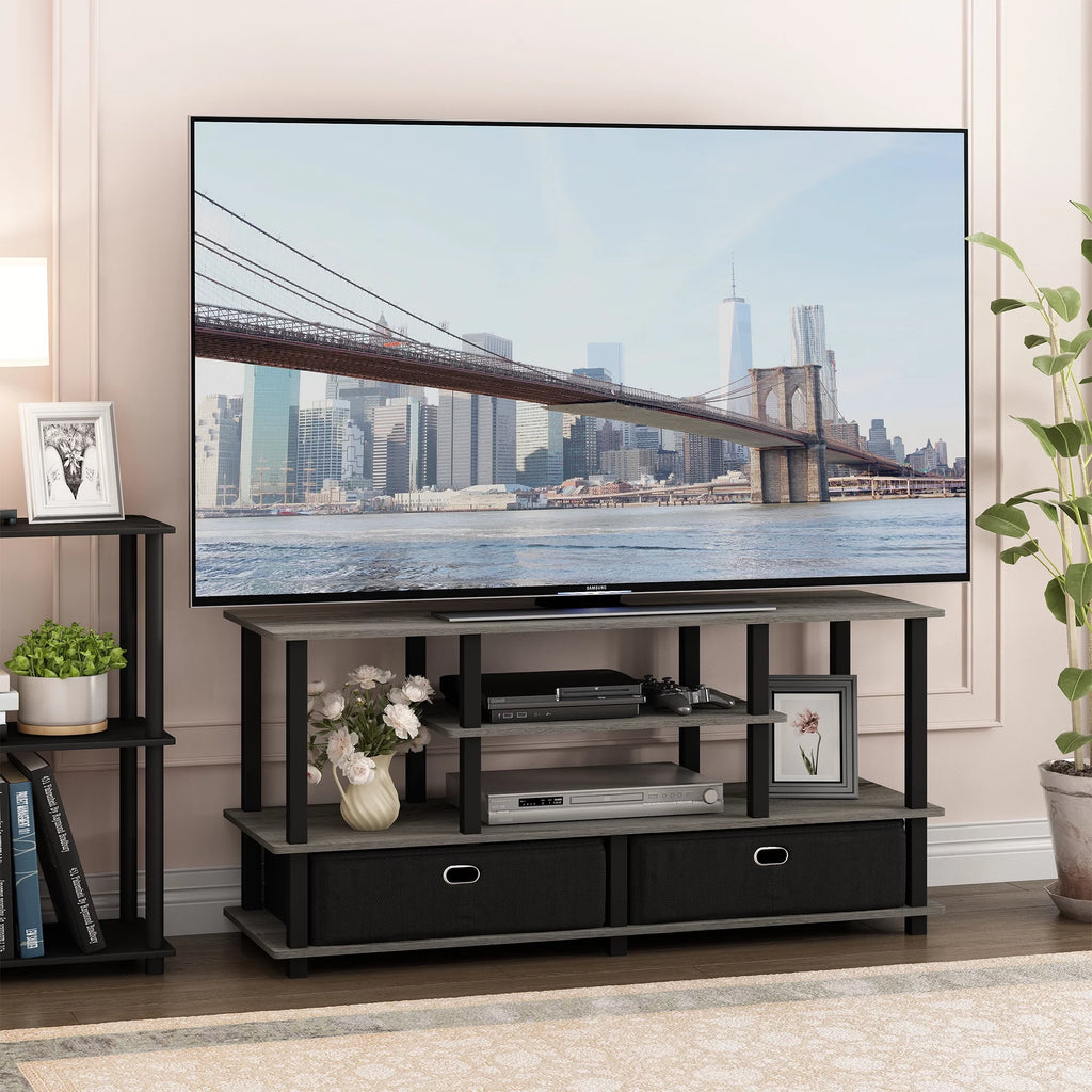 Large TV Stand with Storage Bin K317592