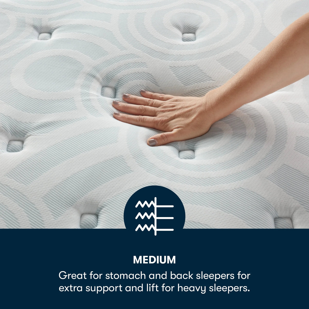 11" Hybrid Medium Mattress F718