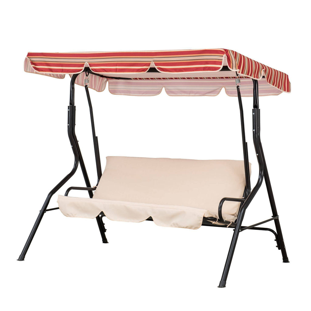 Covered 3-Seat Swing with Tilt Canopy E81058