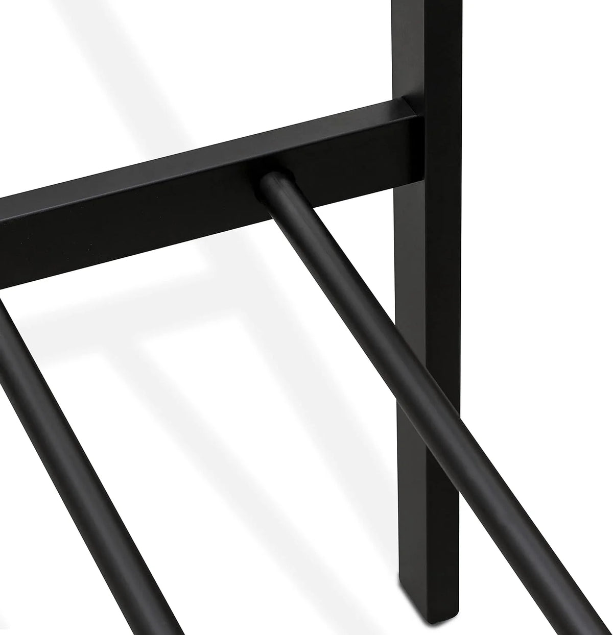 Black Bed Frame with 9 Metal Legs M2421