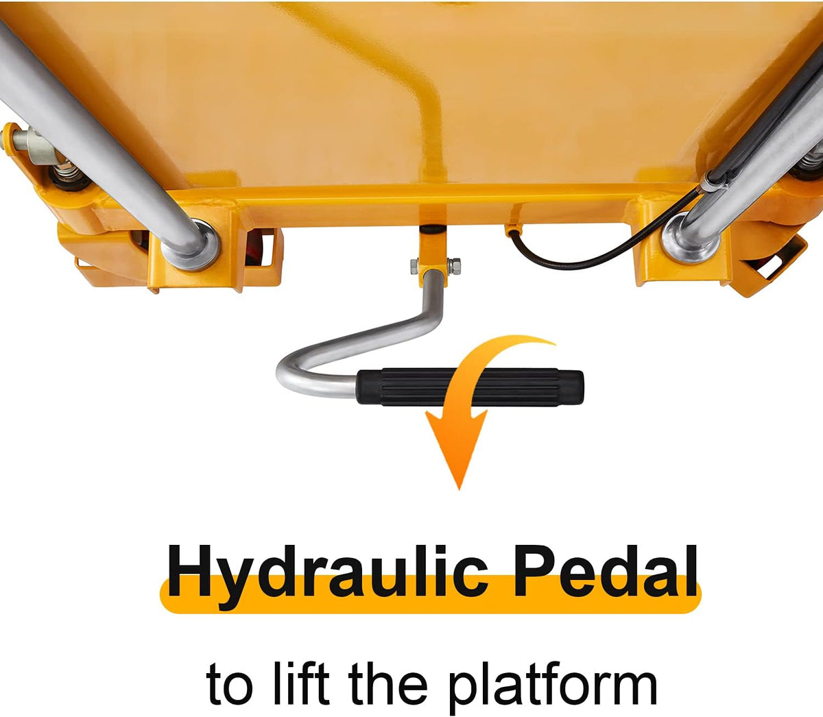 Single Scissor Hydraulic Lift Table/Cart 1760lbs Capacity 39.4 Lifting Height J8528
