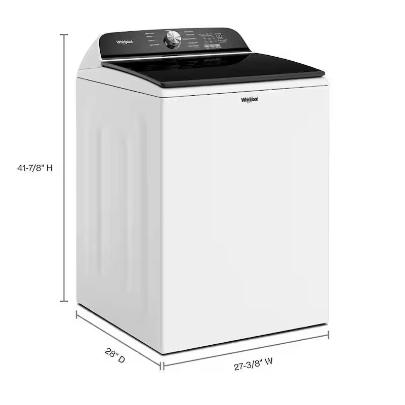 5.3 cu.ft. Top Load Washer in White Q359