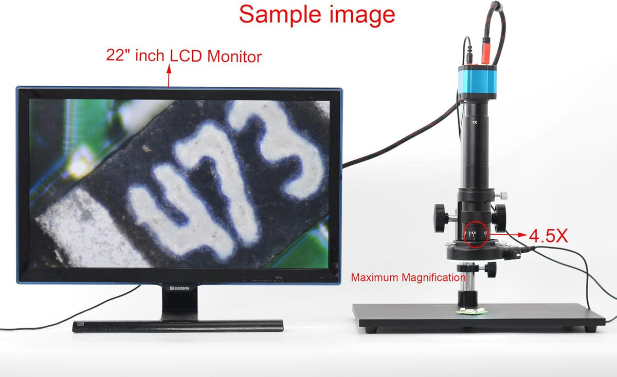 14MP HDMI USB Digital Industry Video Microscope Camera Set with C-Mount Lens B9921