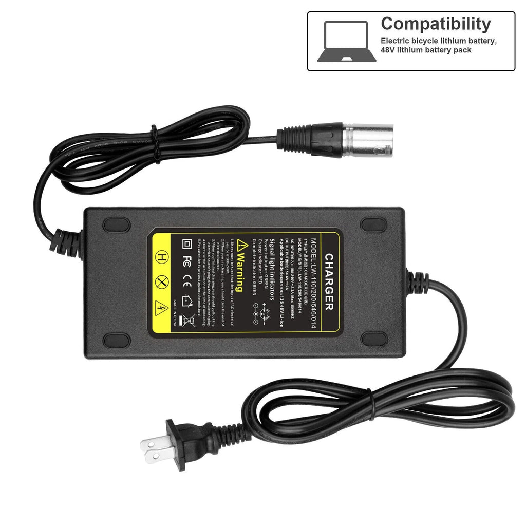 54.6V 2A Charger for 48 Volt Li-Ion Battery M578