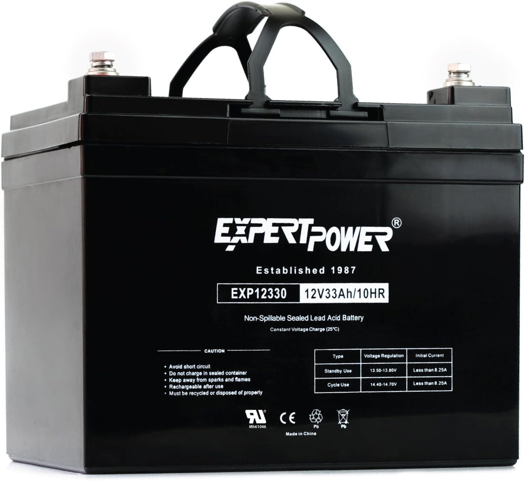 12v 33ah Rechargeable Deep Cycle Battery Pack of 2 S2694