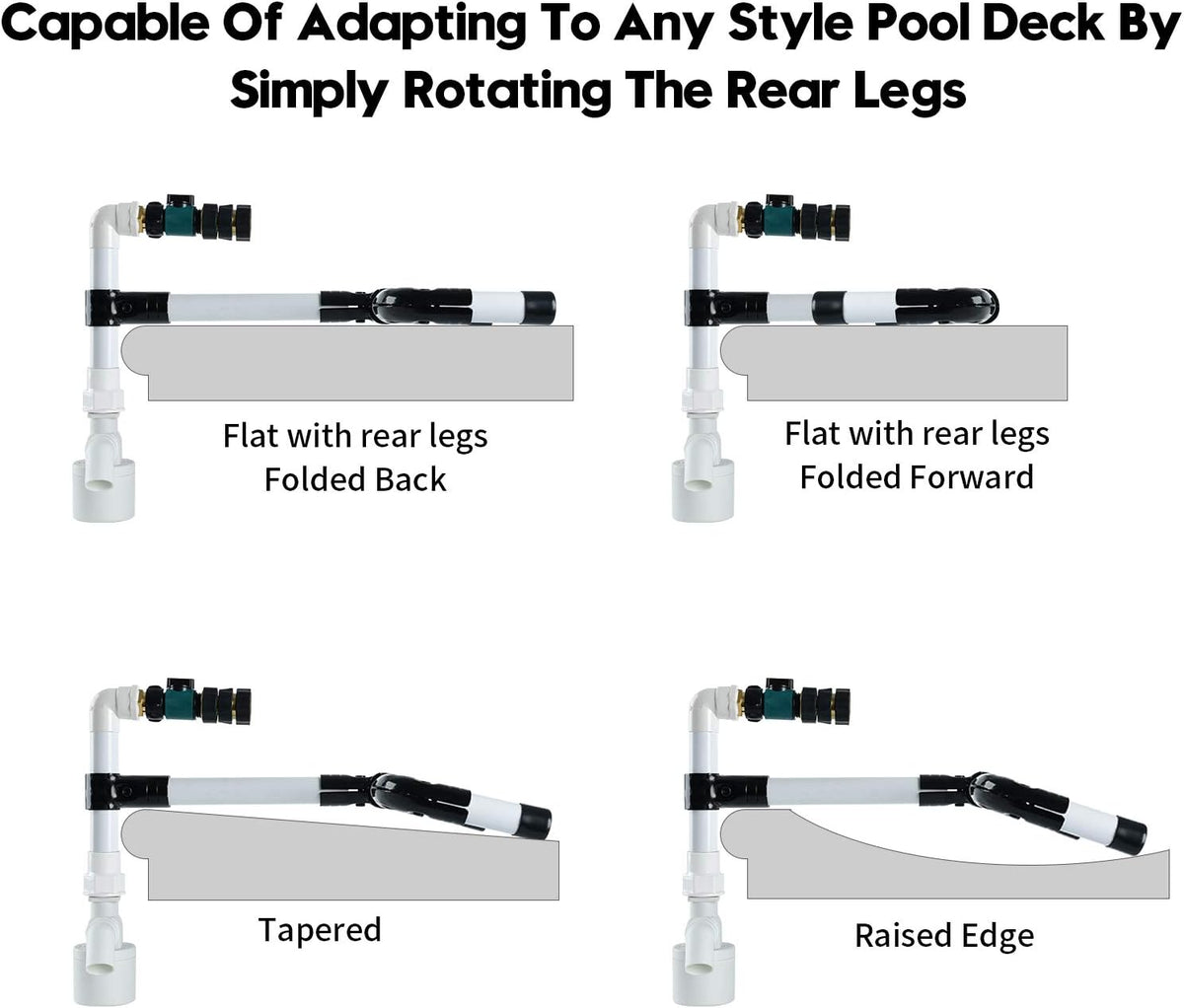 Pool Water Leveler with 3/4'' Hose Connector, Pack of 2 S1359