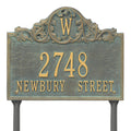 Acanthus Monogram Plaque Z22647