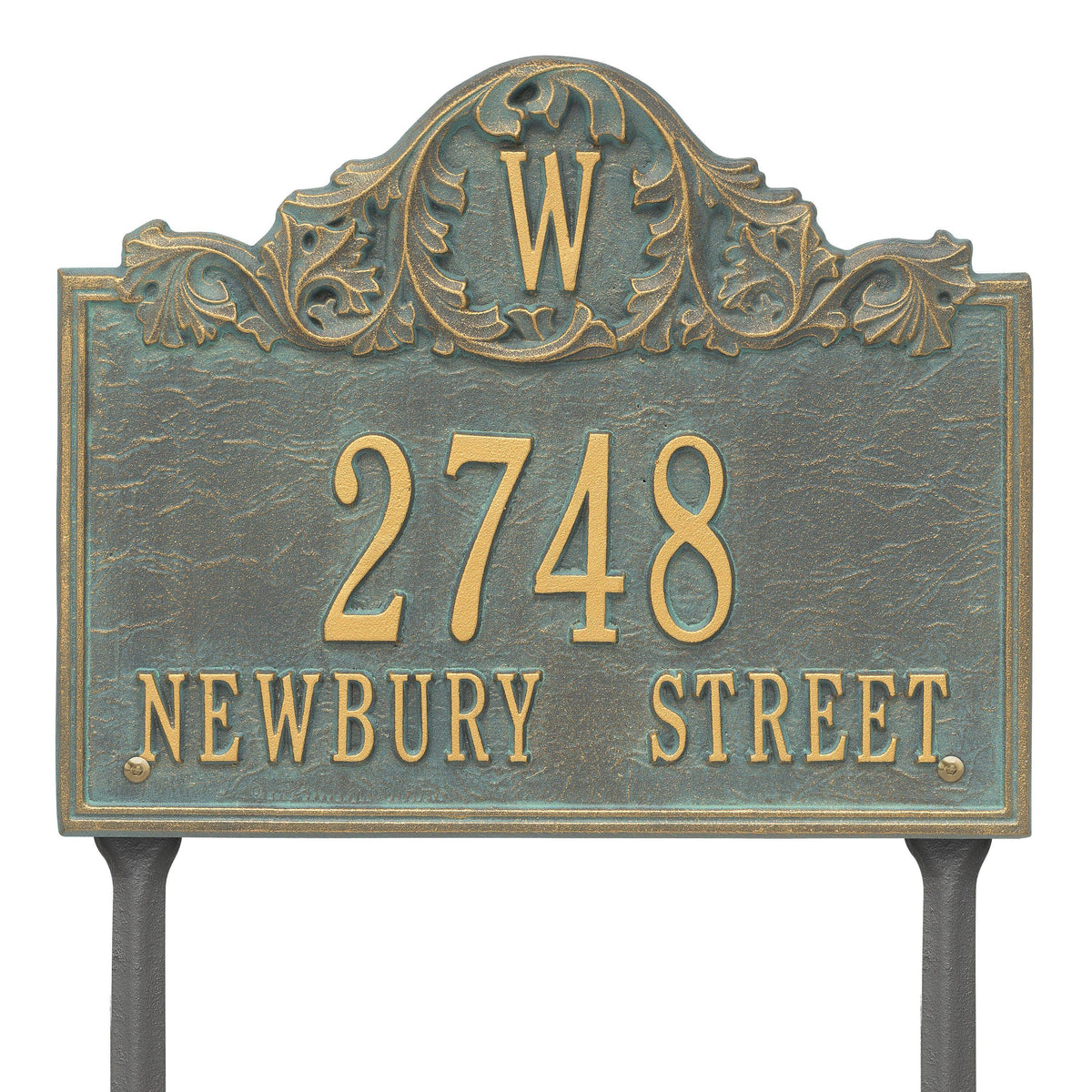 Acanthus Monogram Plaque Z22647