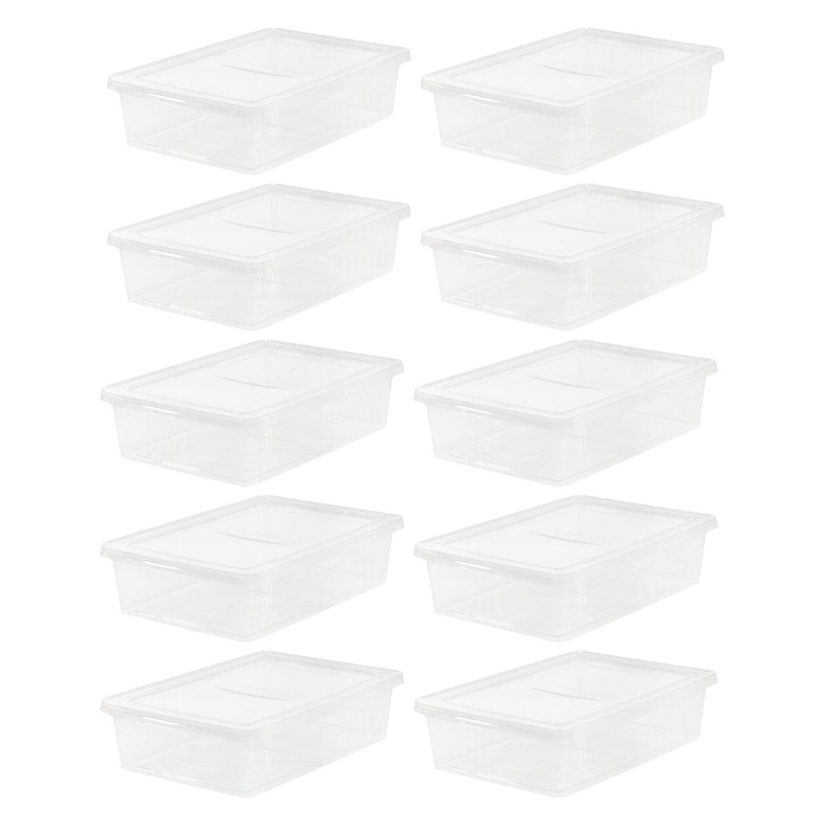 28 Qt Plastic Storage Bin - 10 pack P999918