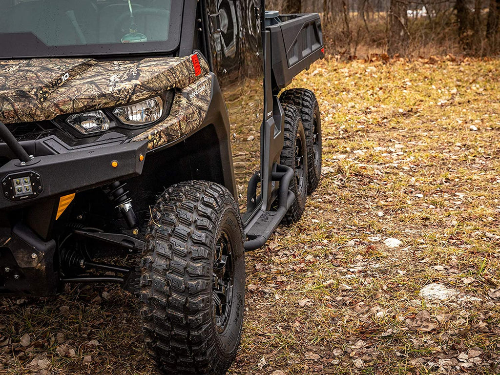 Black Nerf Bars with Steel Tubing E518
