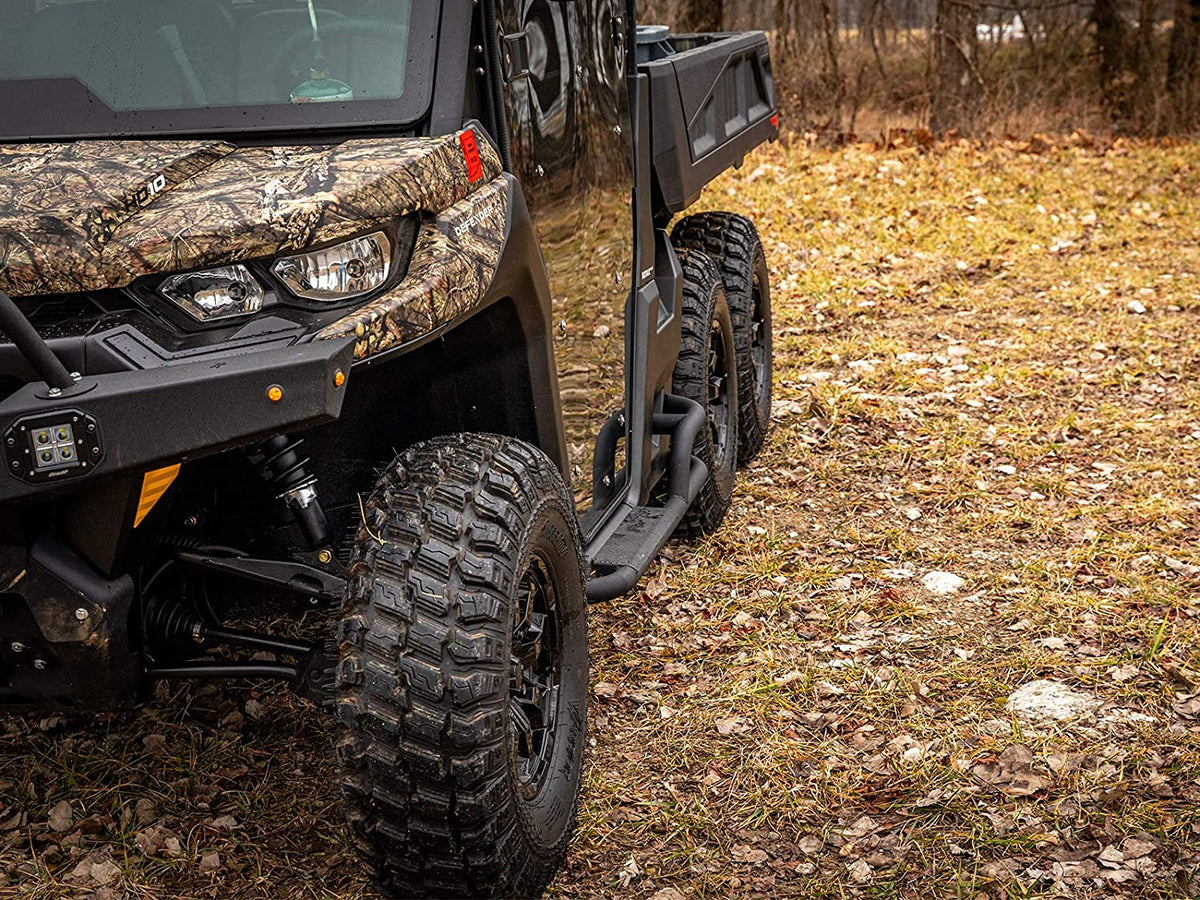 Black Nerf Bars with Steel Tubing E518