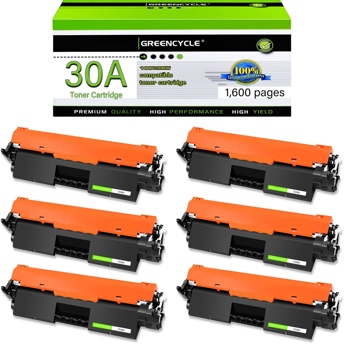 Black Toner Cartridge 6PCS O126779
