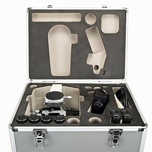 40X-2000X Compound Binocular LED Biological Microscope with Aluminum Carrying Case V5860