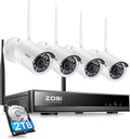 4PACK 1080P HD TVI Security Cameras Waterproof CCTV Cameras X8239