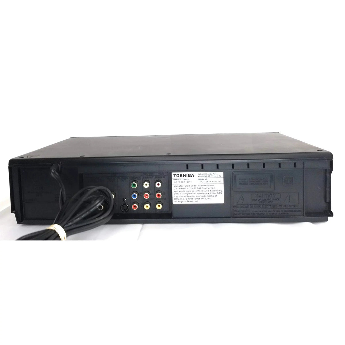 Black DVD & VCR Combo U78911