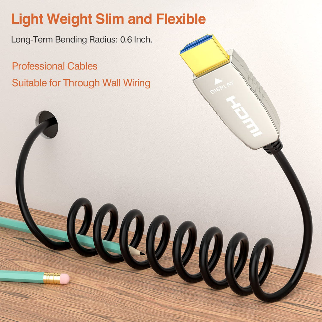 HDMI Fiber Optic Cable 165 feet 4K60HZ HDR K49499