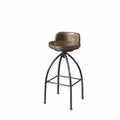 Brown & Black Bar Height Stool Z329