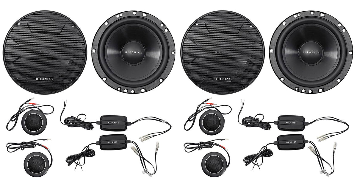 2-Pairs 400 Watt Component Car Audio Speakers B5244