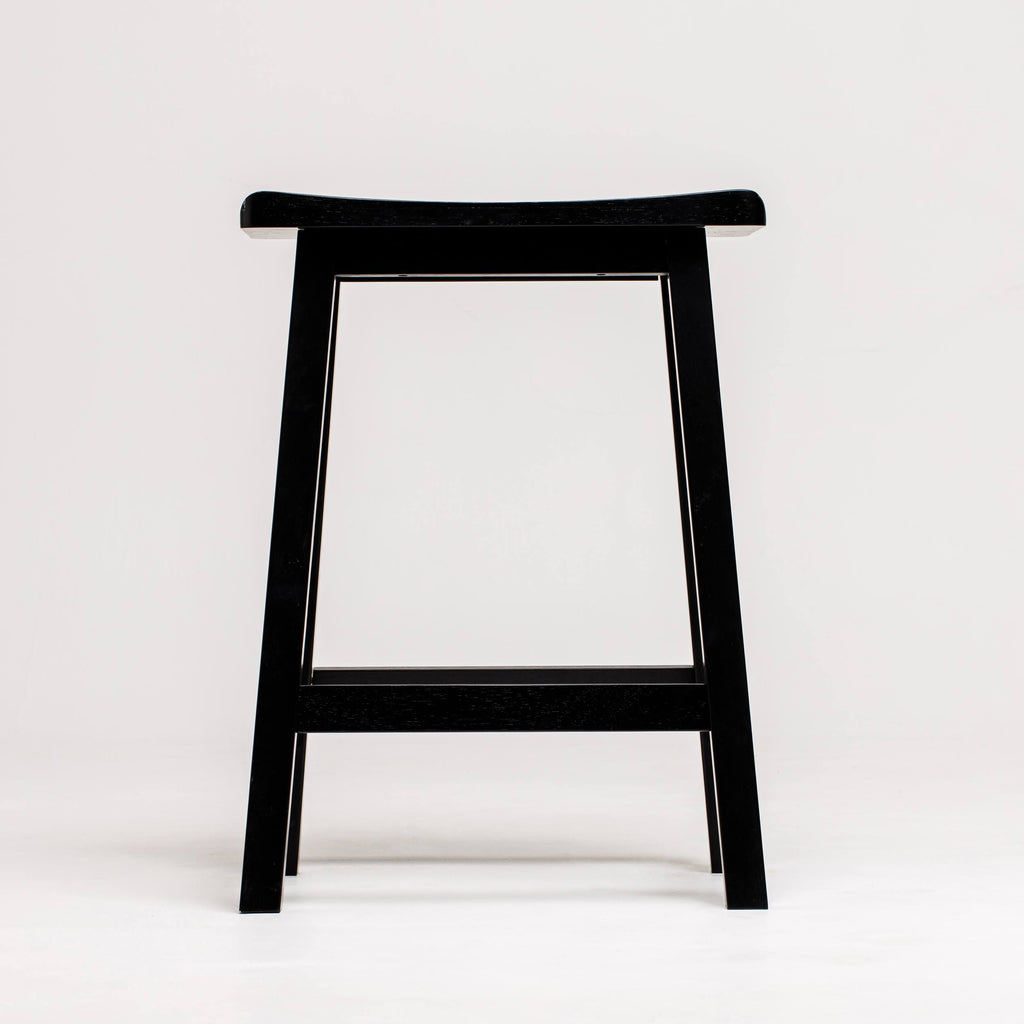 White Saddle Stool C391470